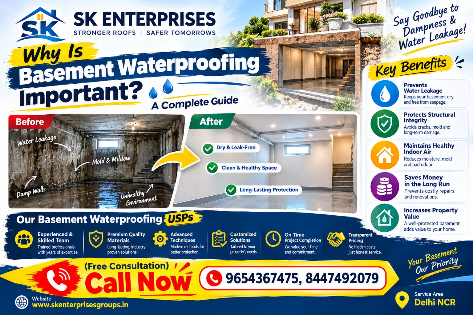 Read more about the article Why Is Basement Waterproofing Important? A Complete Essential Guide