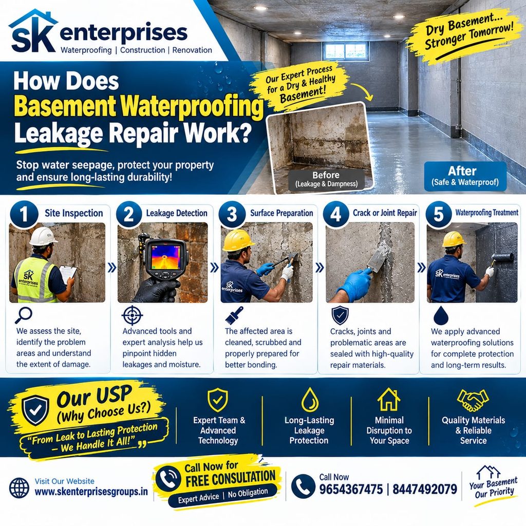 Why Is Basement Waterproofing Important? A Complete Guide to Basement Leakage and Seepage Solutions