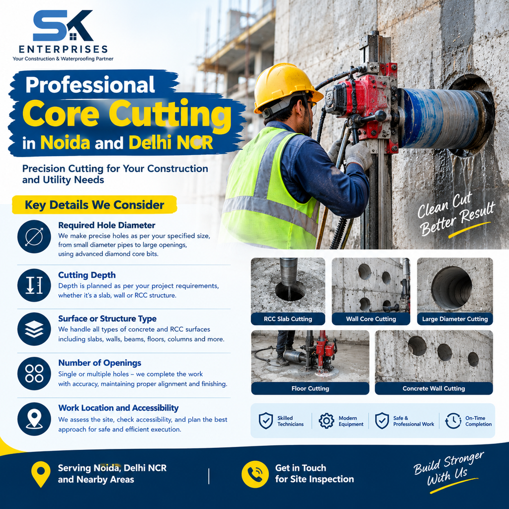 Professional Core Cutting in Noida and Delhi NCR